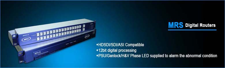 Broadcasting SDI video switch